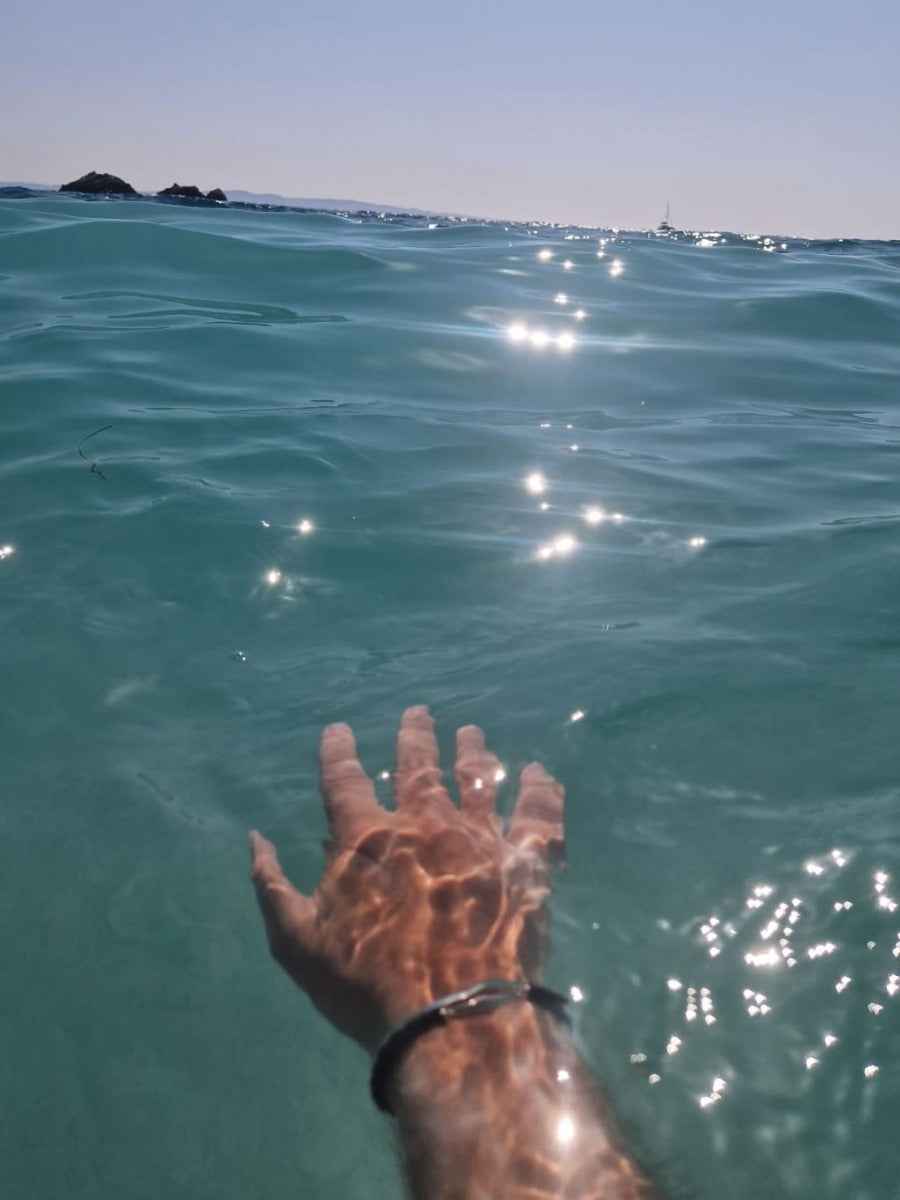 Bratara din Argint Men Black Onyx Midnight Identity