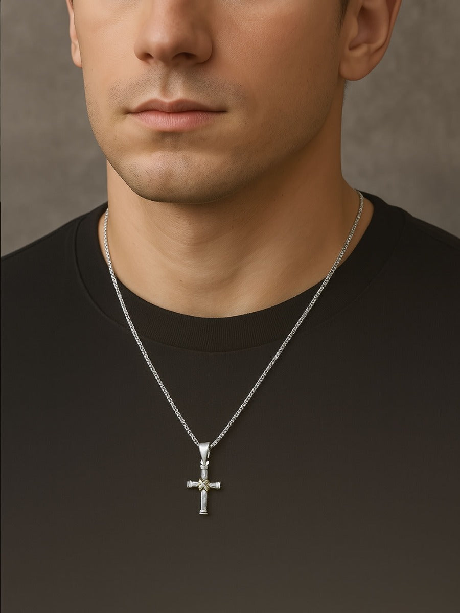 Colier din Argint Men Unity Cross