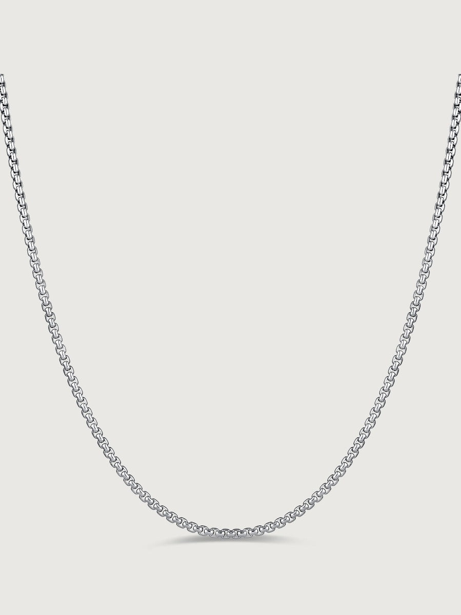 Colier din Argint Men Black Onyx Night Compass