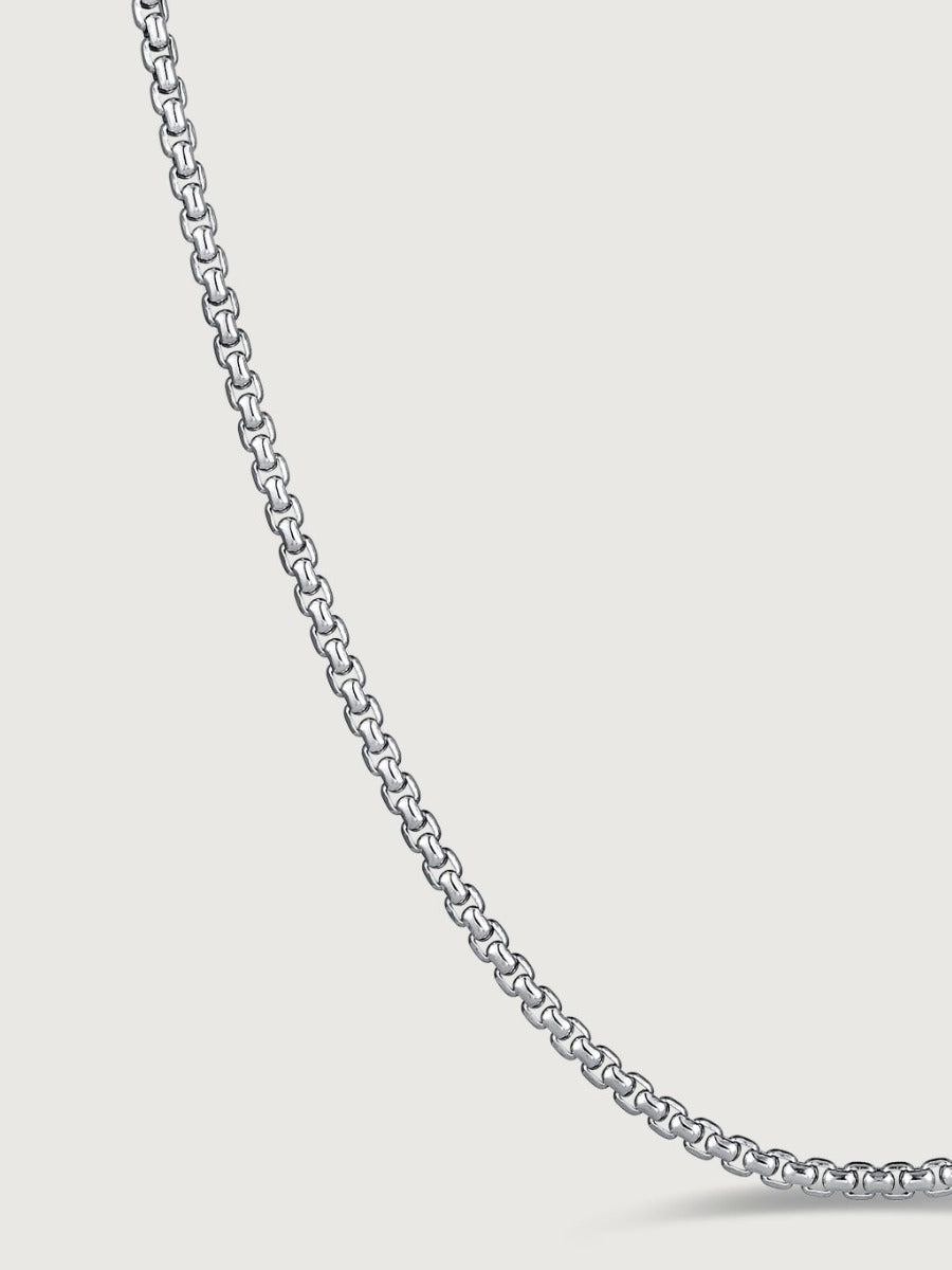 Lantisor din Argint Men Core Chain Round Box