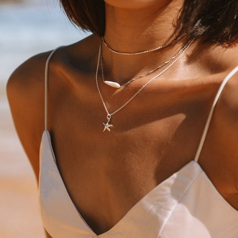 Pandantiv cu Lantisor din Argint Pearls Amnesty