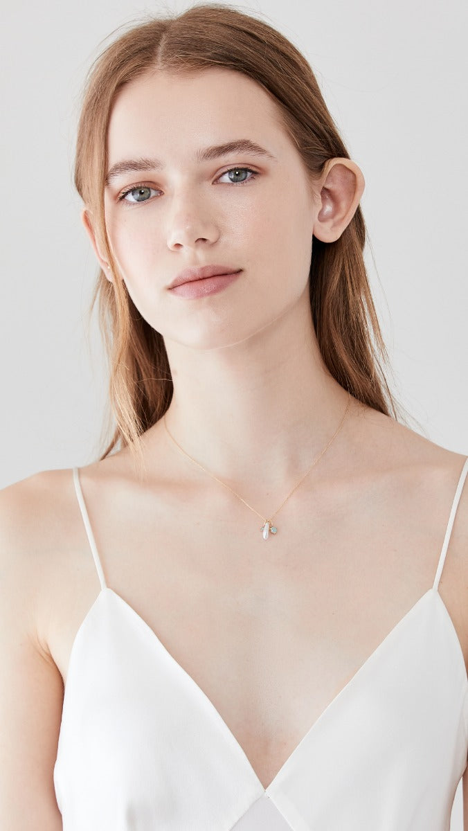 Pandantiv cu Lantisor din Argint Pearls Protection