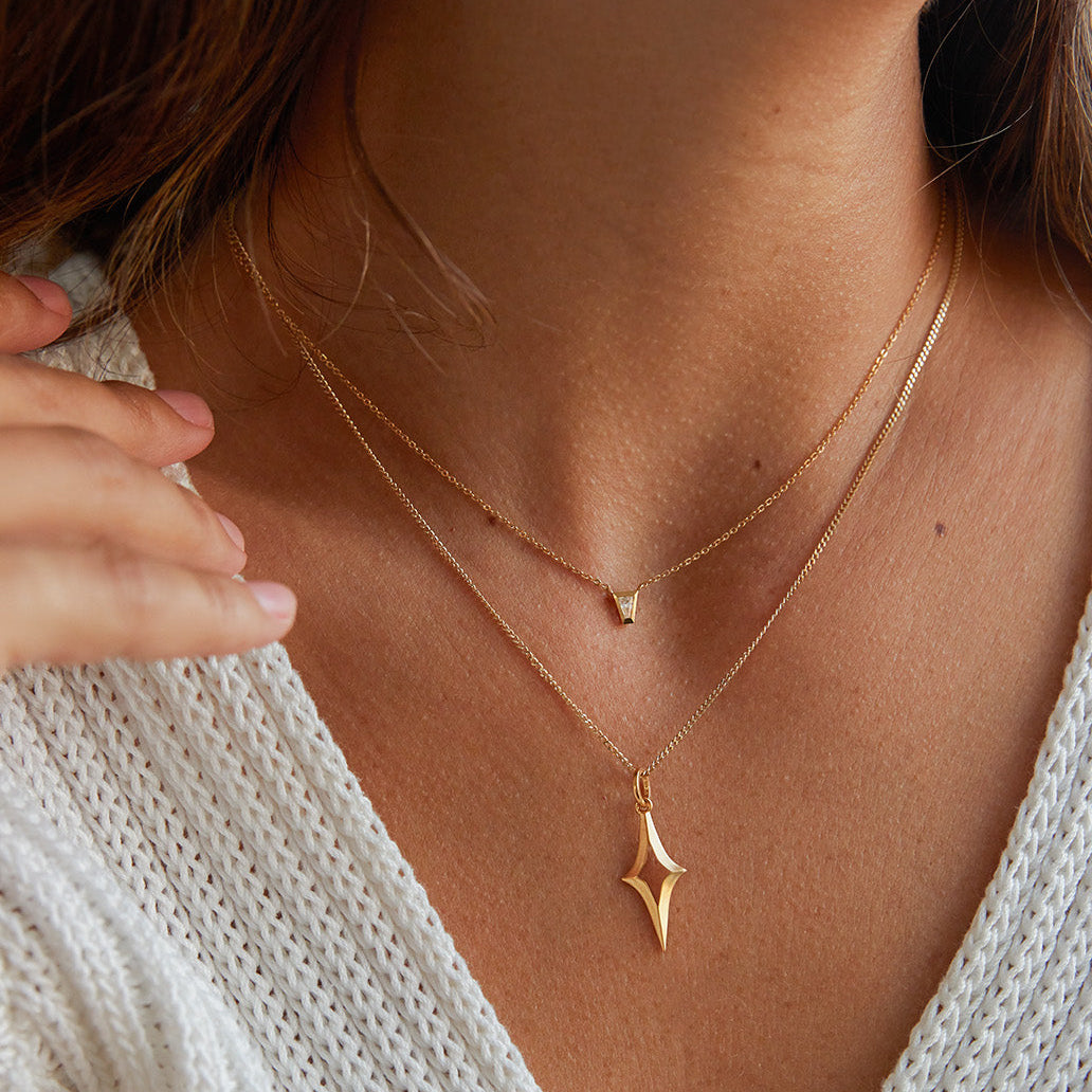 Pandantiv din Argint Distinctive Star Argintiu