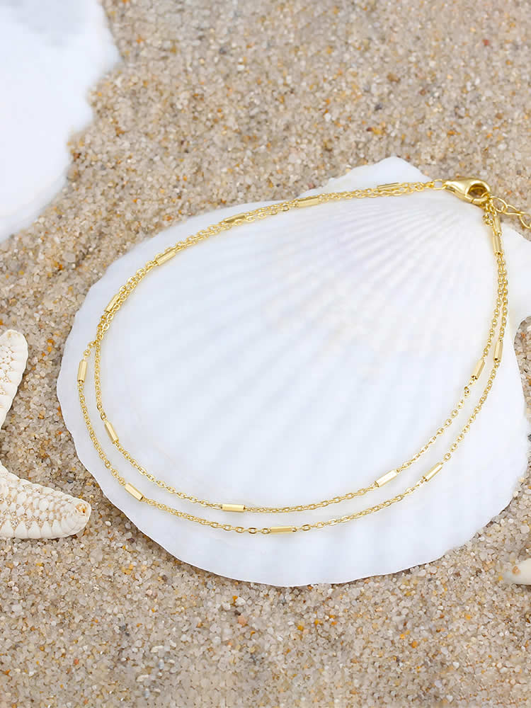 Bratara din Argint Glezna Gold Twilight Glow