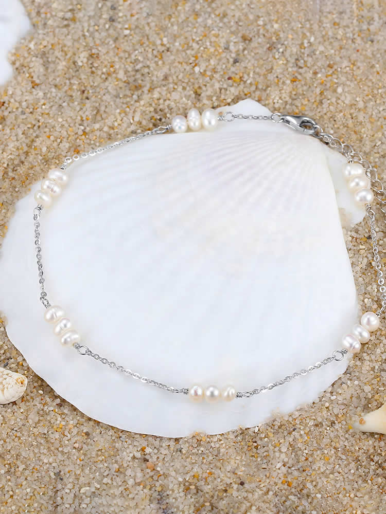 Bratara din Argint Glezna Silver Pearl Whisper