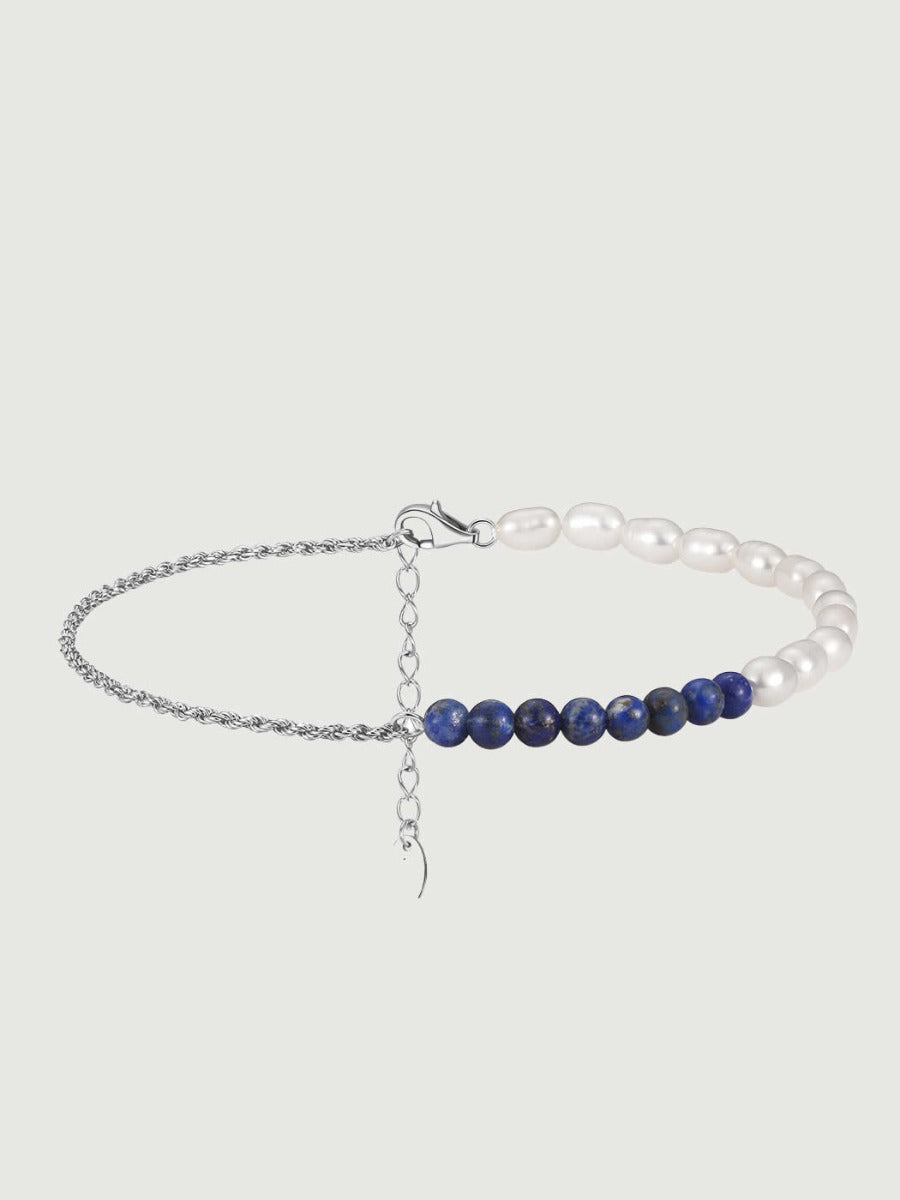 Bratara din Argint Glezna Silver Blue Harmony