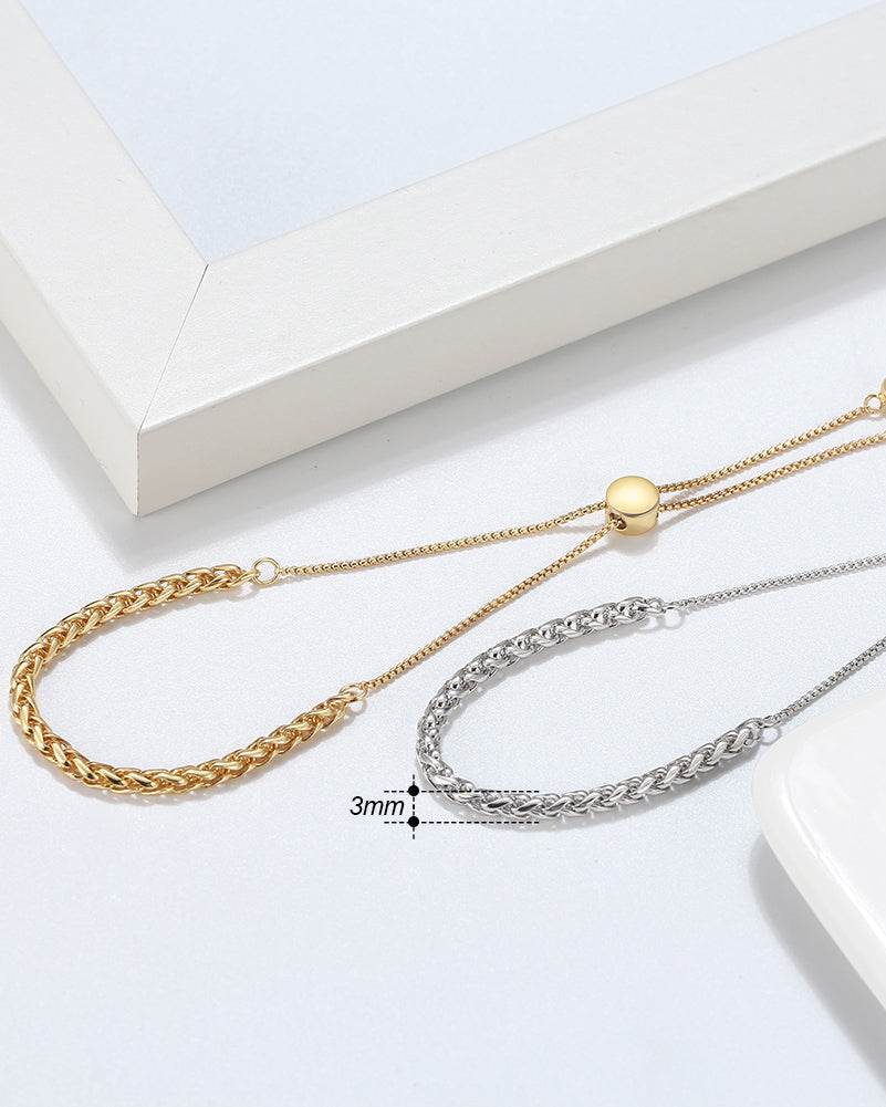 Bratara din argint Aurora Cascade Gold