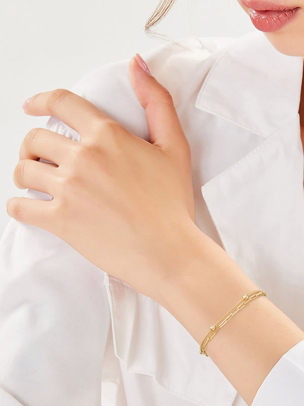 Bratara din argint Lunar Fusion