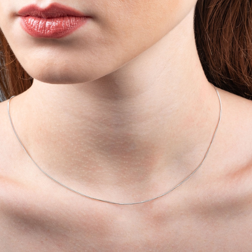 Lantisor din Argint Pentru Pandantiv Elegance