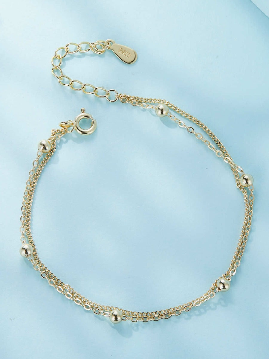 Bratara din argint Golden Harmony