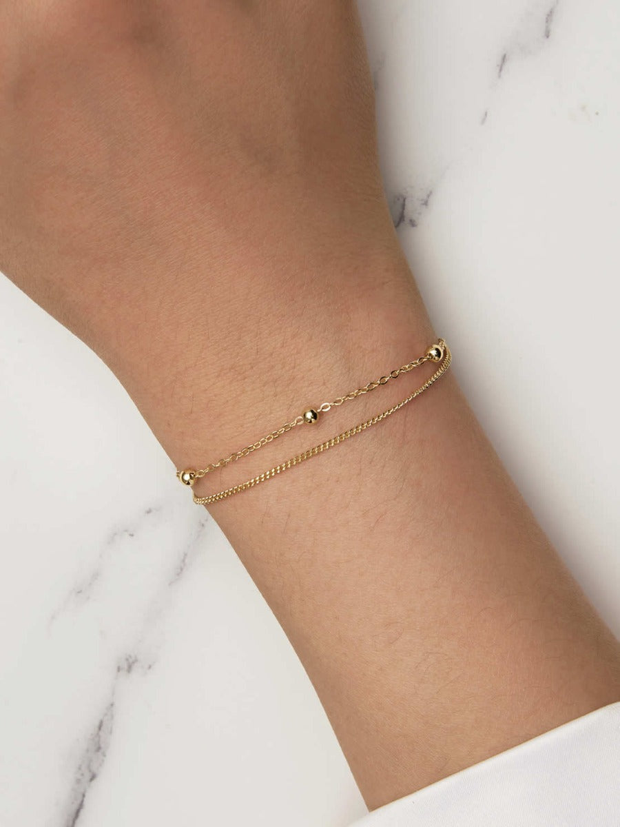 Bratara din argint Golden Harmony