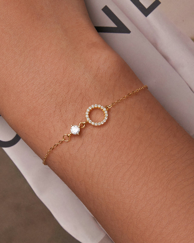 Bratara din Argint Geometry Light Gold