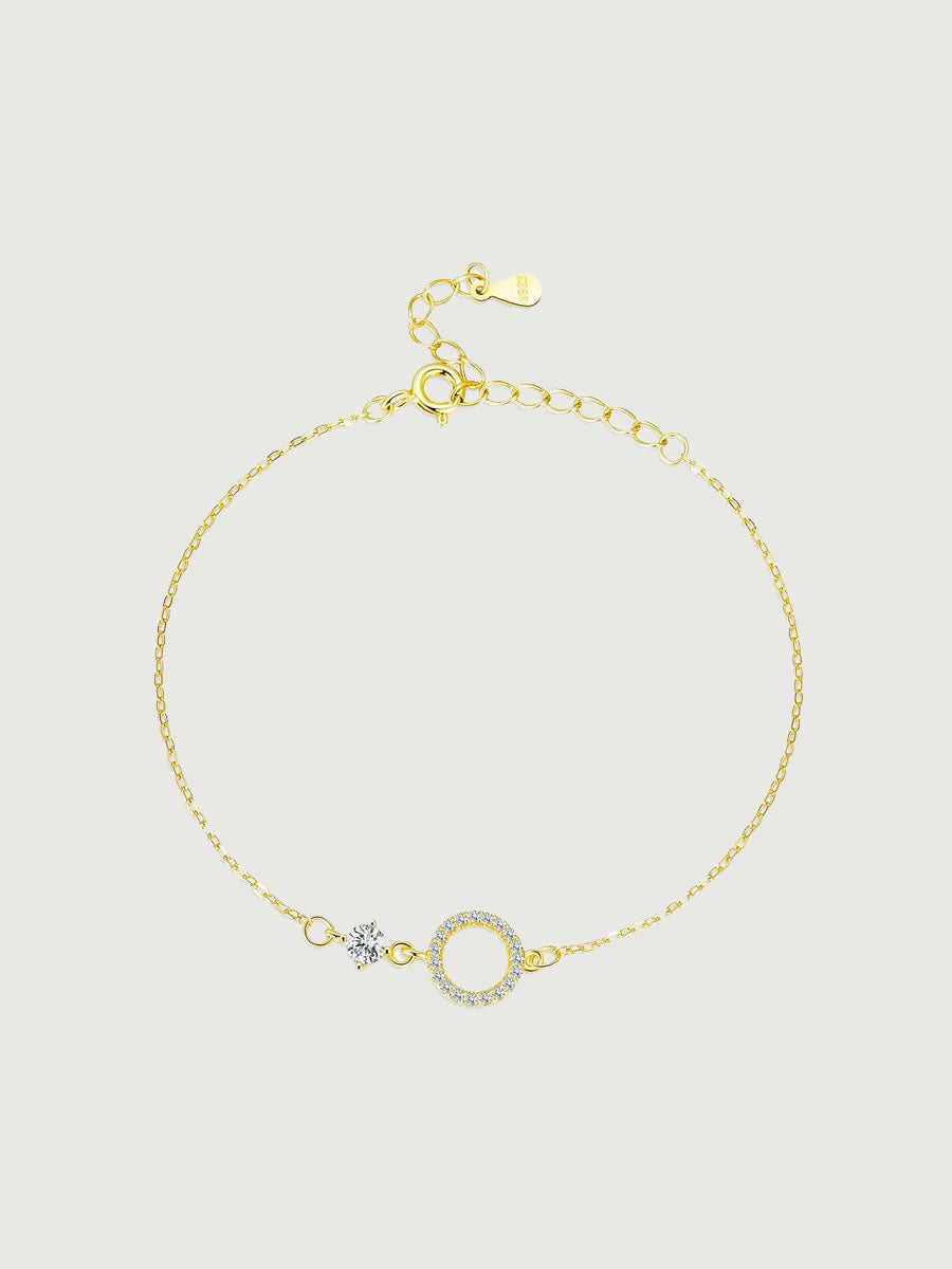 Bratara din Argint Geometry Light Gold