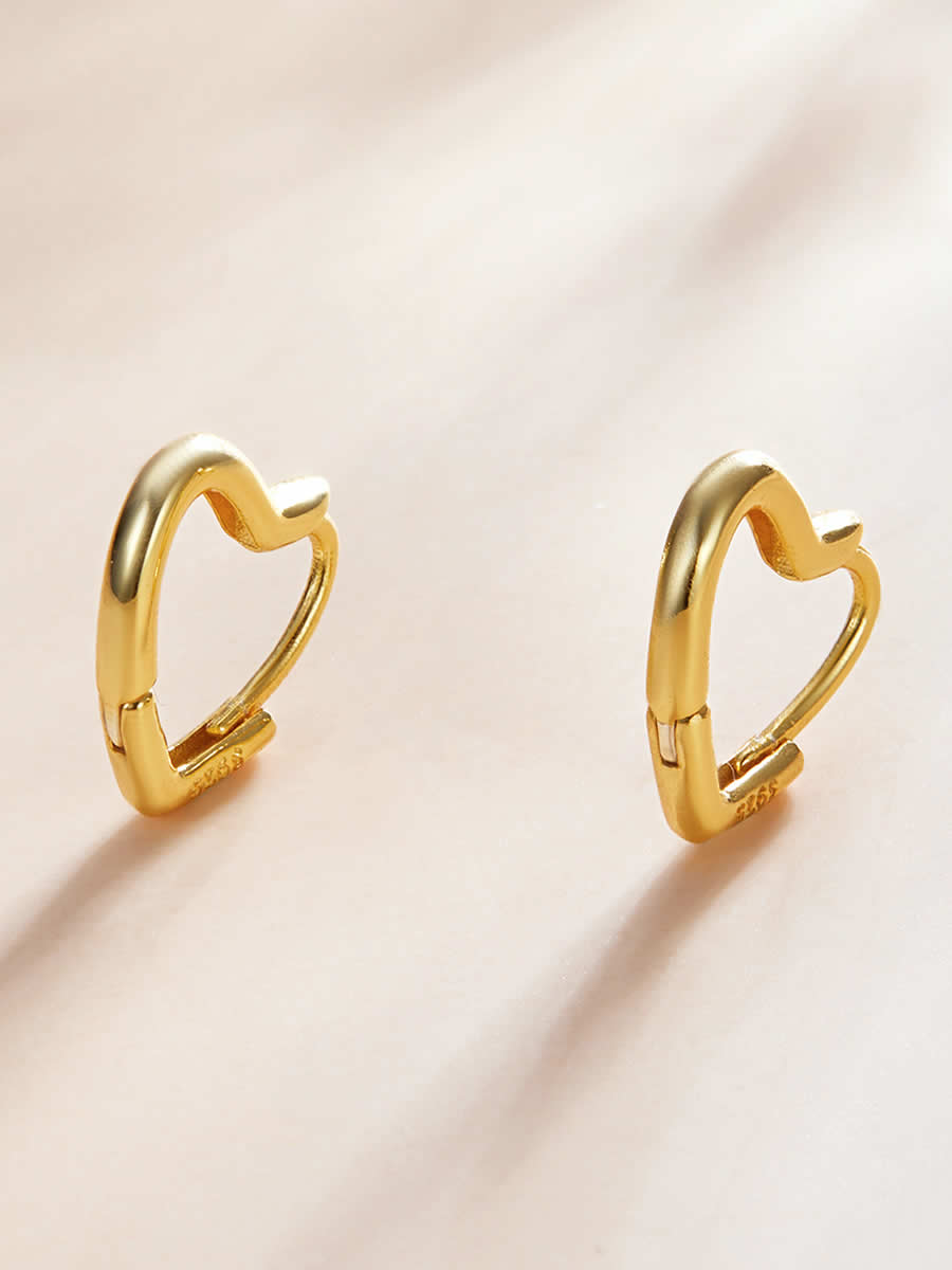 Cercei din Argint Golden Flow