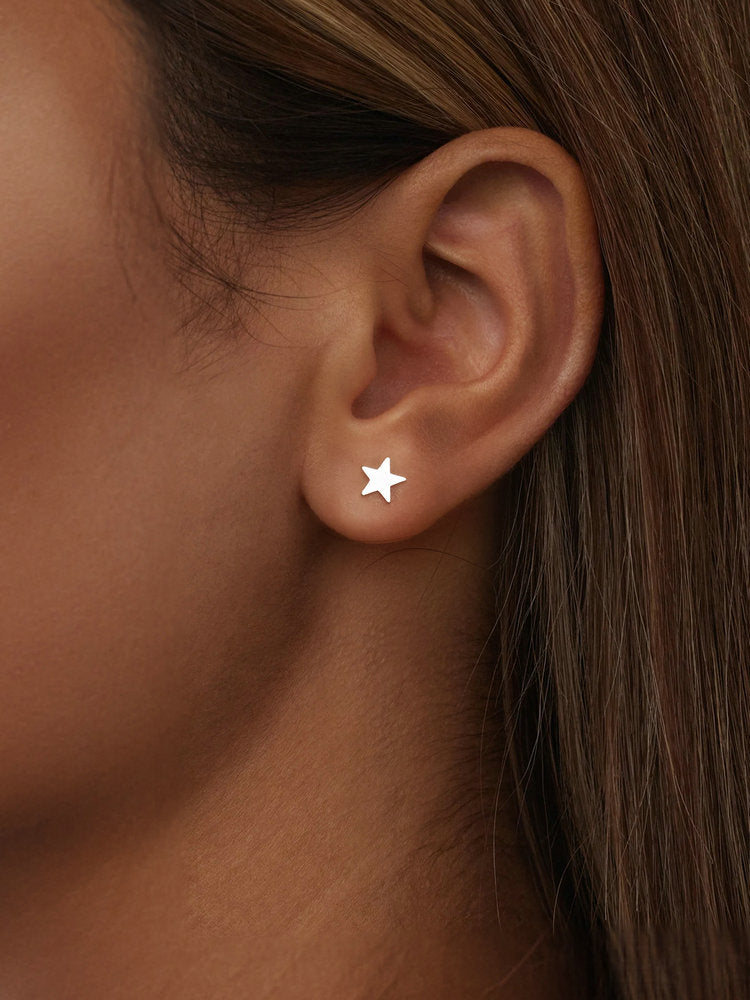 Cercei din Argint Stellar Matte