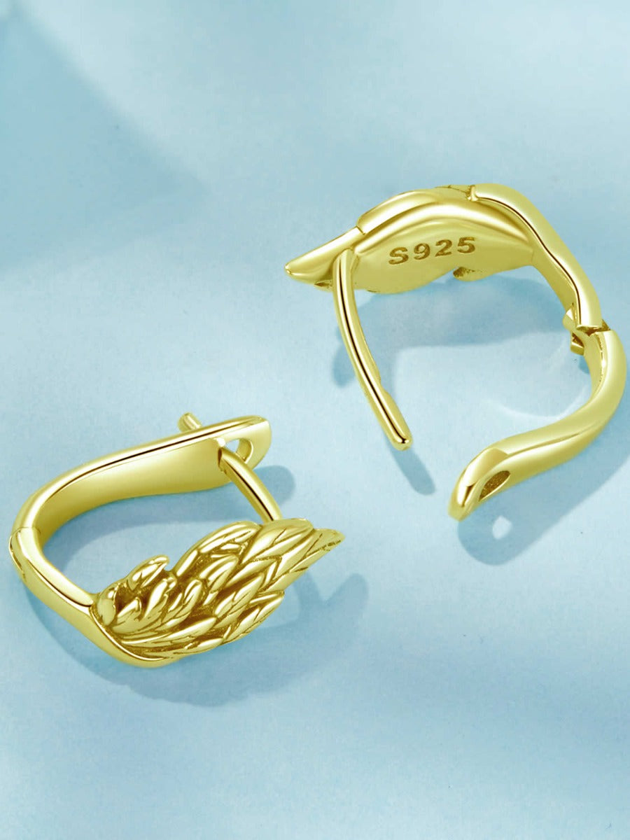 Cercei din Argint Gold Wings of Grace
