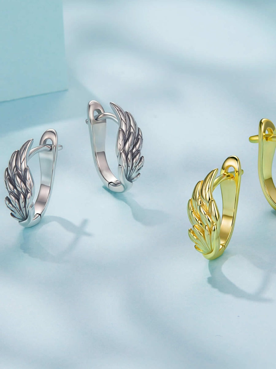 Cercei din Argint Gold Wings of Grace