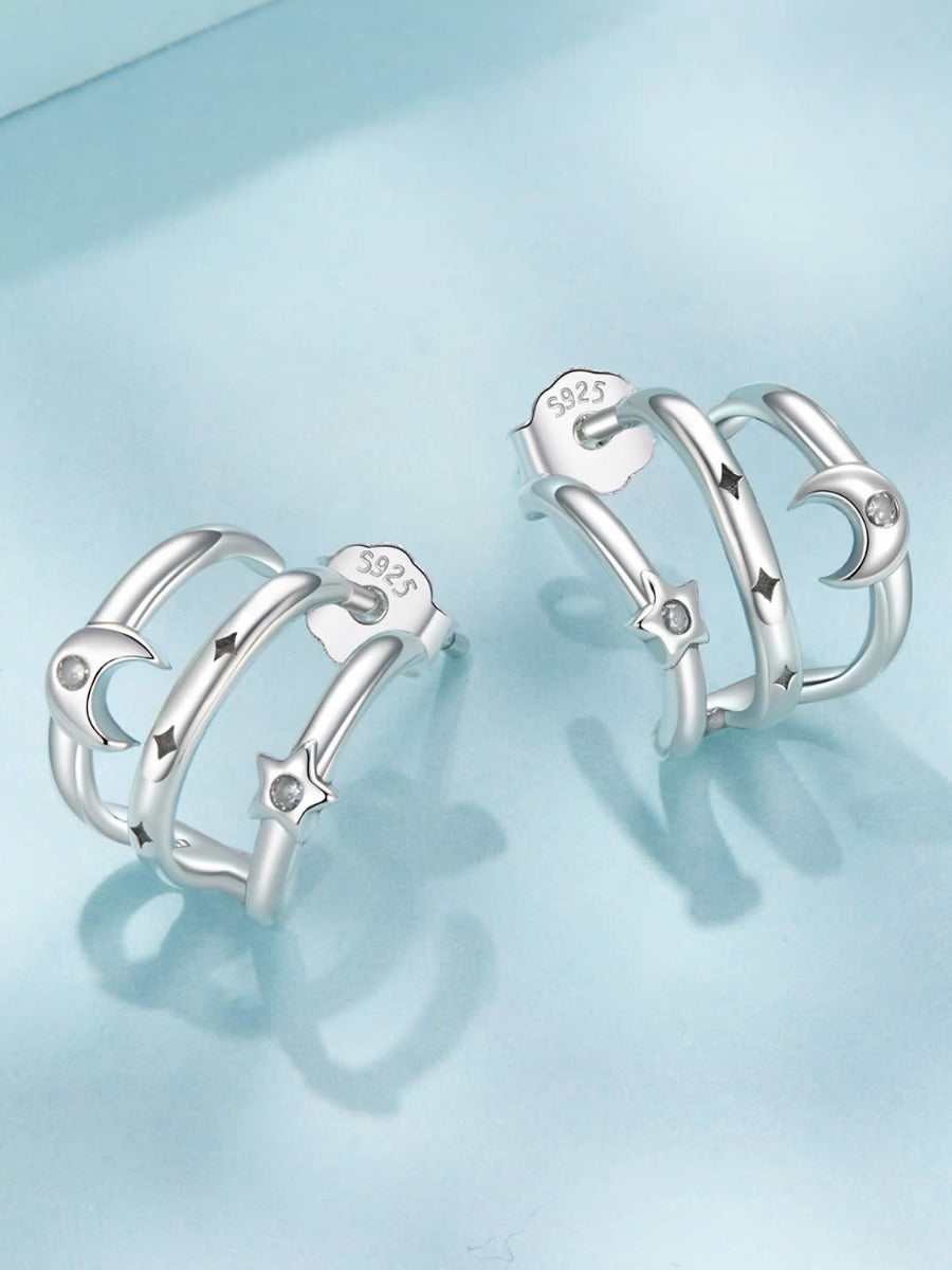 Cercei din Argint Celestial Lines