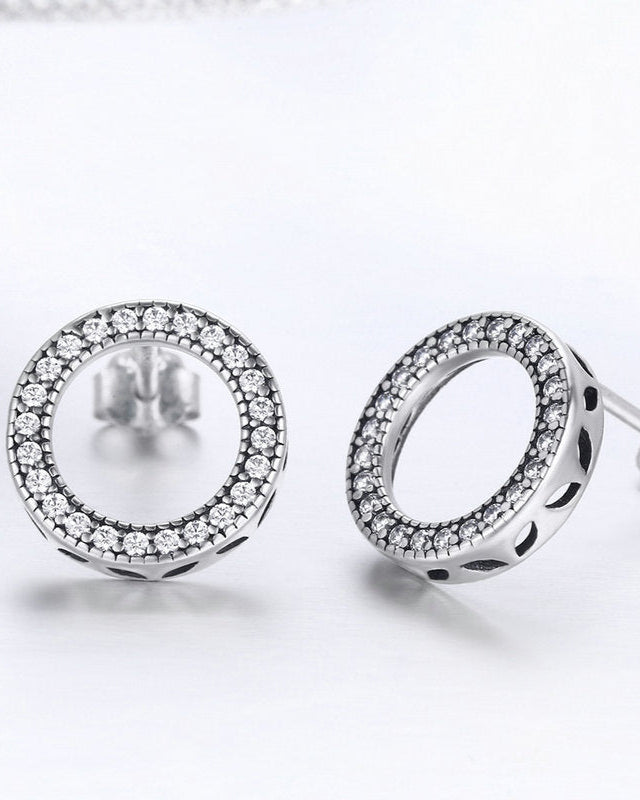 Cercei din Argint Geometry Light