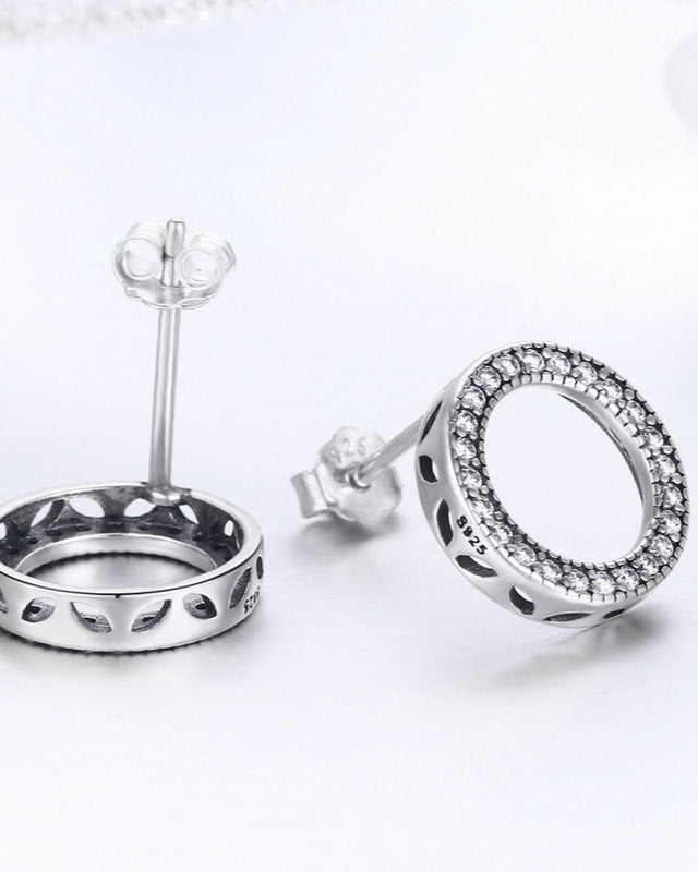 Cercei din Argint Geometry Light