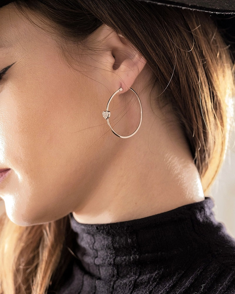 Cercei din Argint Love You