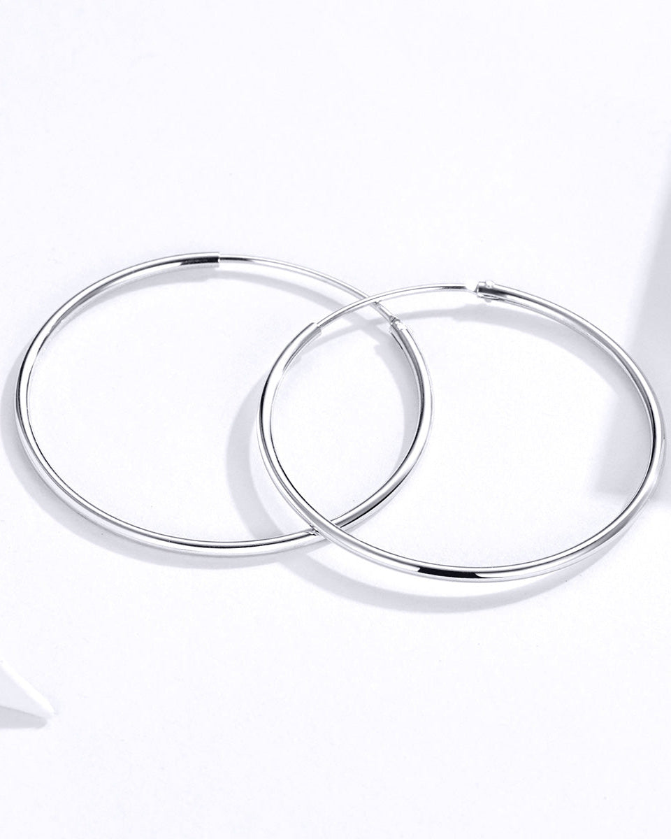 Cercei din Argint Simple Line