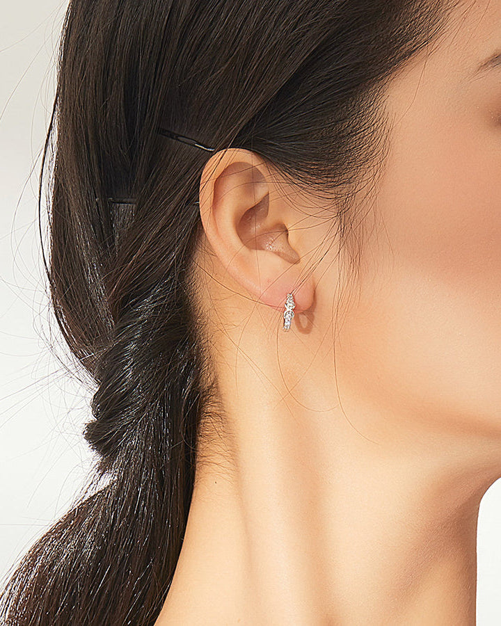 Cercei din Argint Infinity Symbol