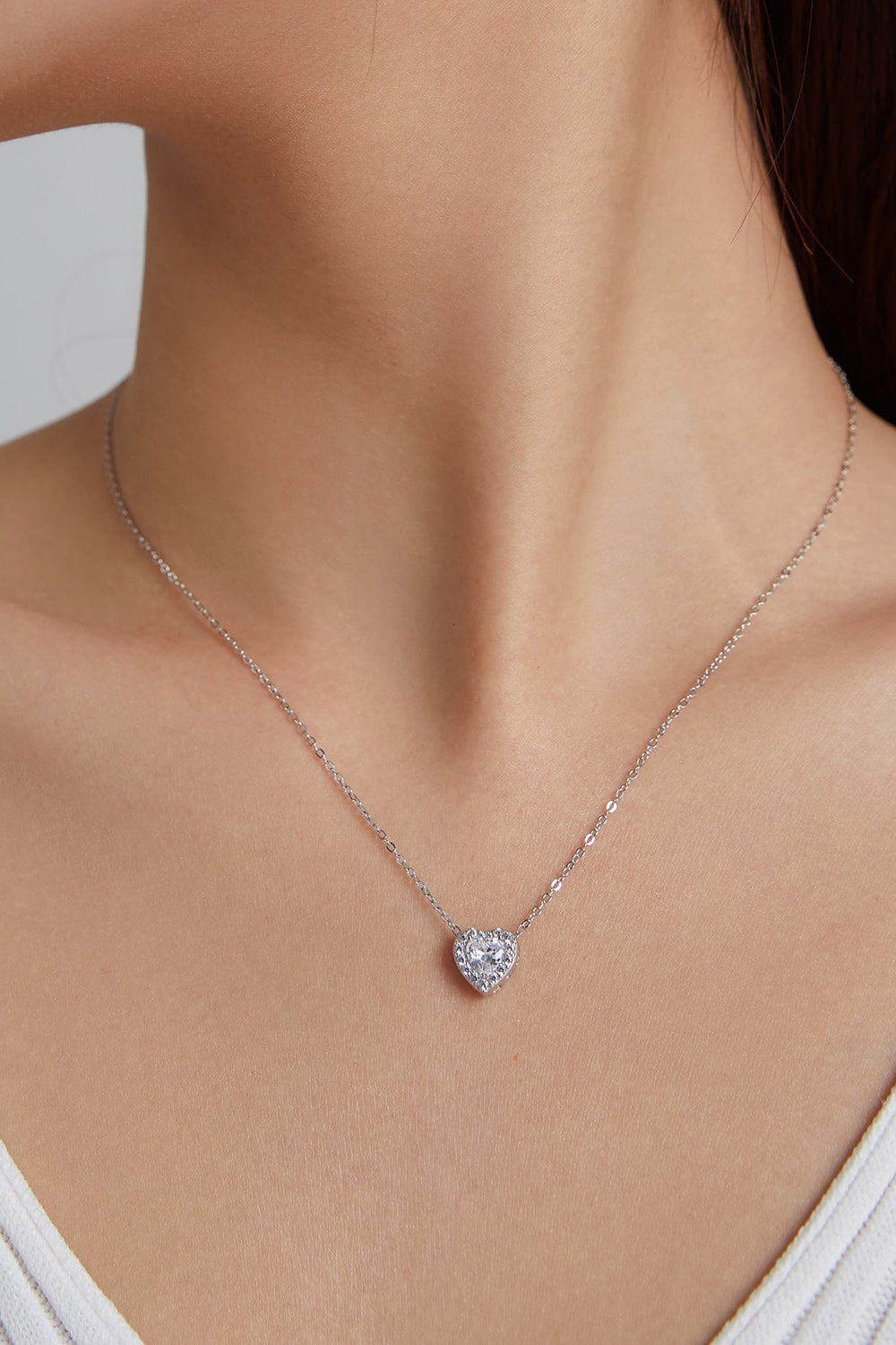 Pandantiv cu Lantisor din Argint Bright Love