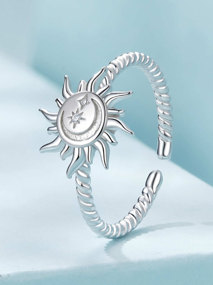 Inel din Argint Sun & Moon Harmony