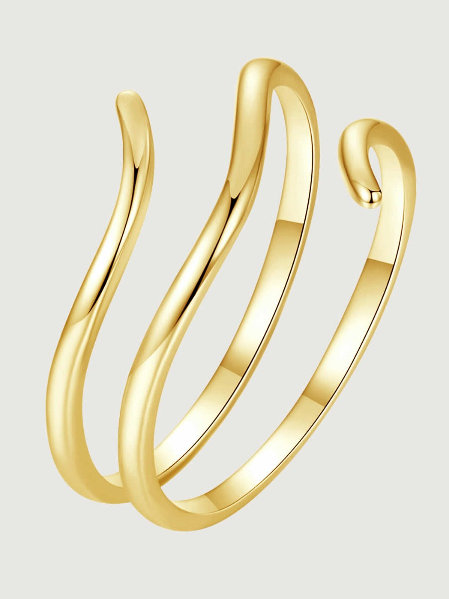 Inel din Argint Golden Harmony