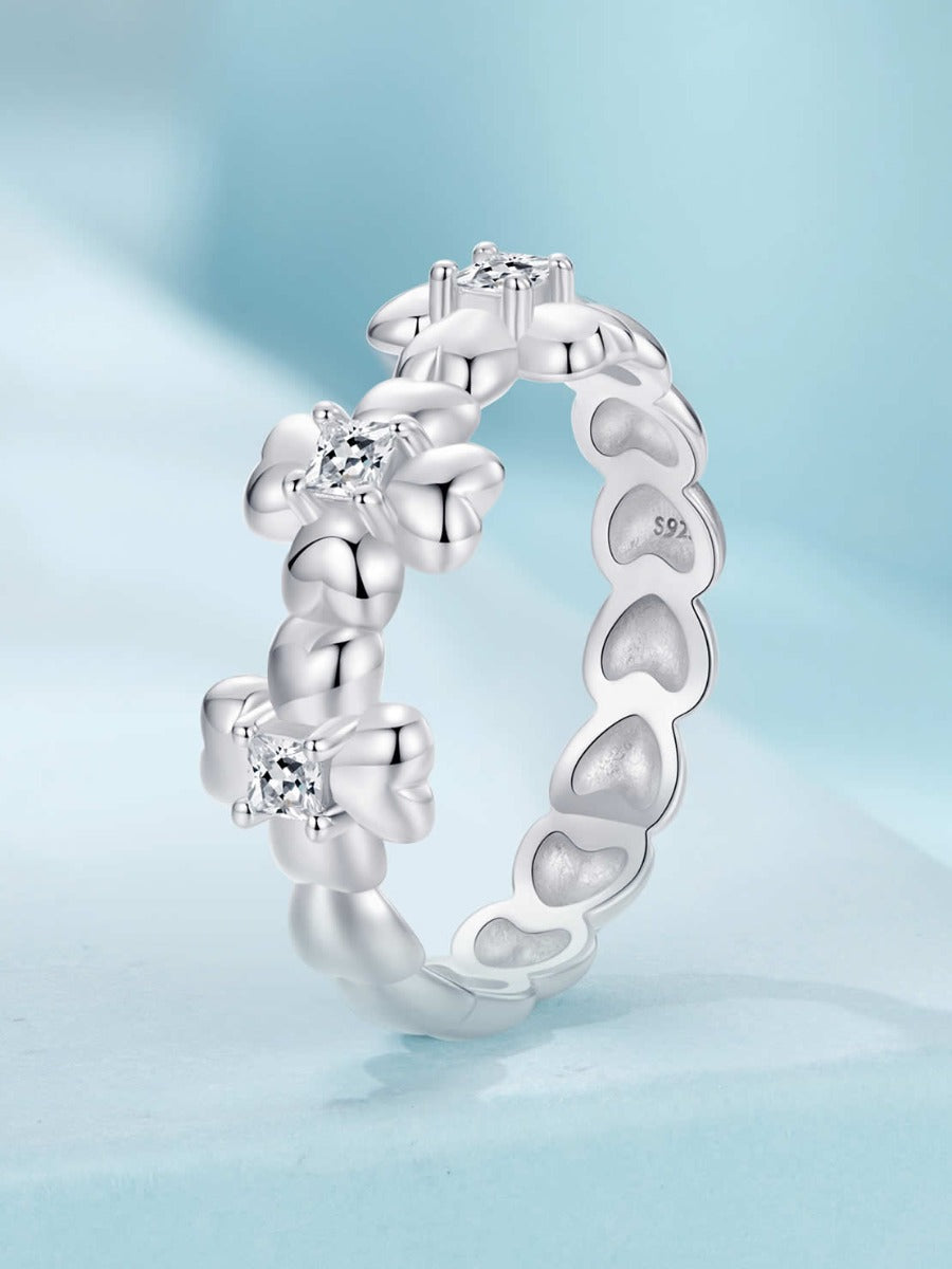 Inel din Argint Blossom Radiance