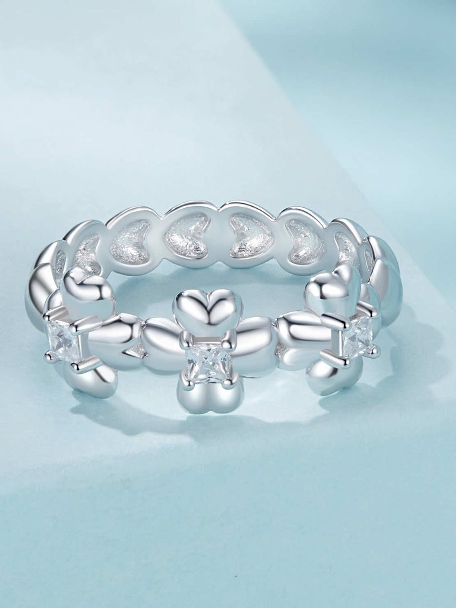 Inel din Argint Blossom Radiance