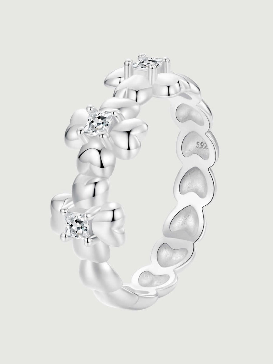 Inel din Argint Blossom Radiance