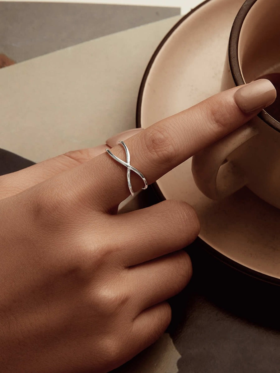 Inel din Argint Infinity Flow
