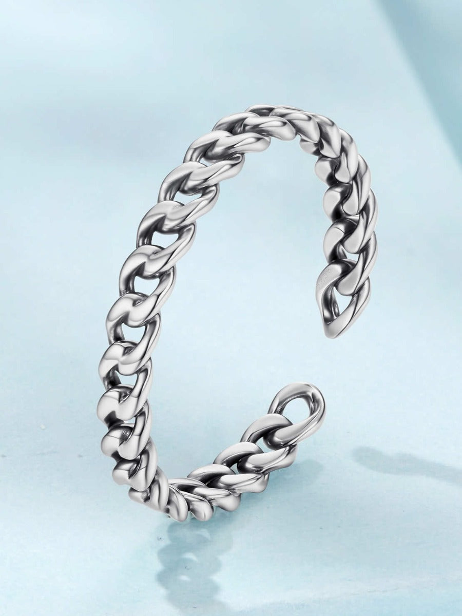 Inel din Argint Bold Link