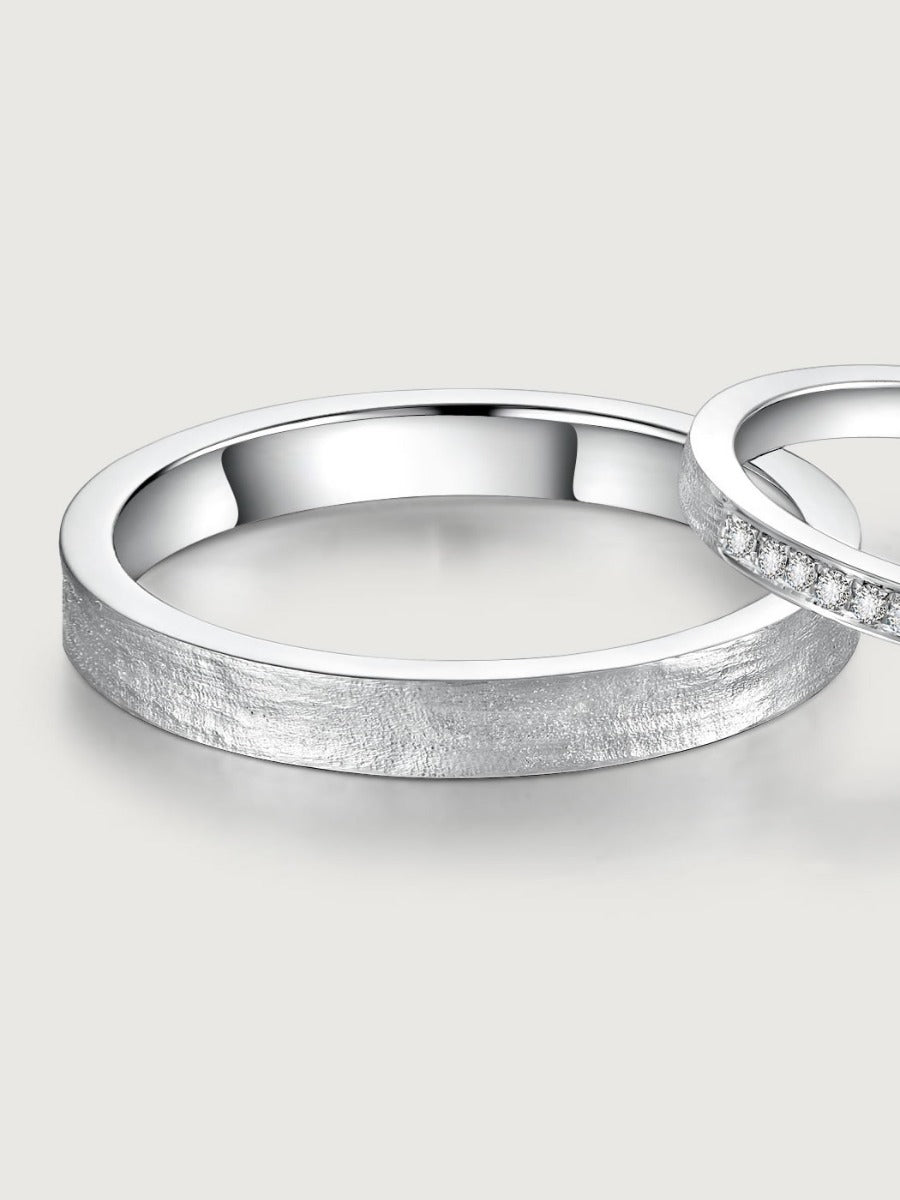 Verighete aur 14K Light Reflections detaliu 11 diamante