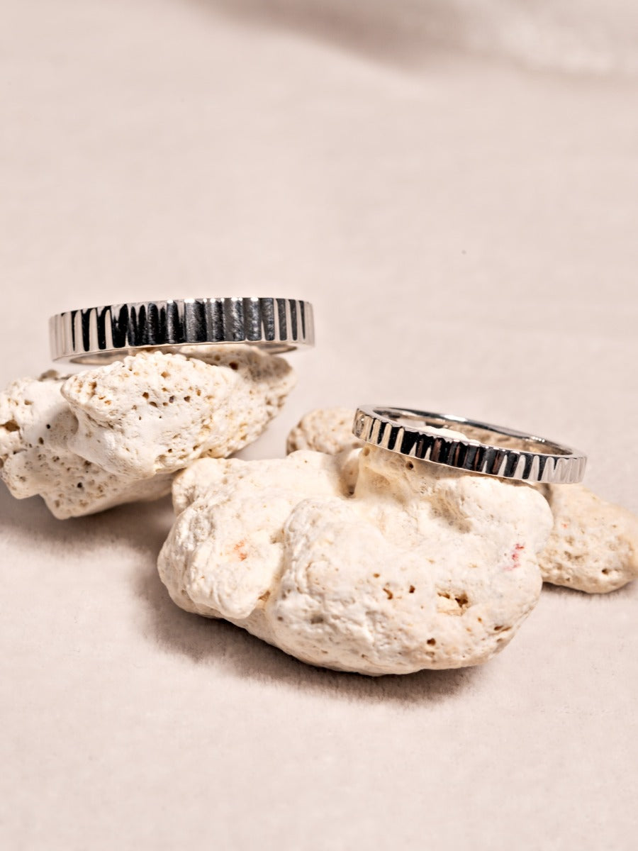 Verighete aur elegante Timepiece Serenade stil nuntă