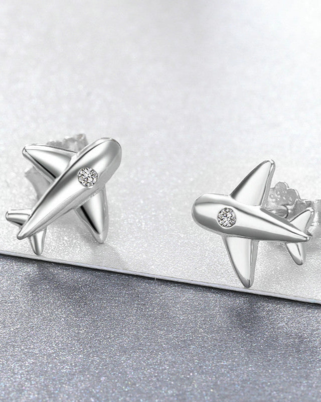 Cercei din Argint Cute Plane