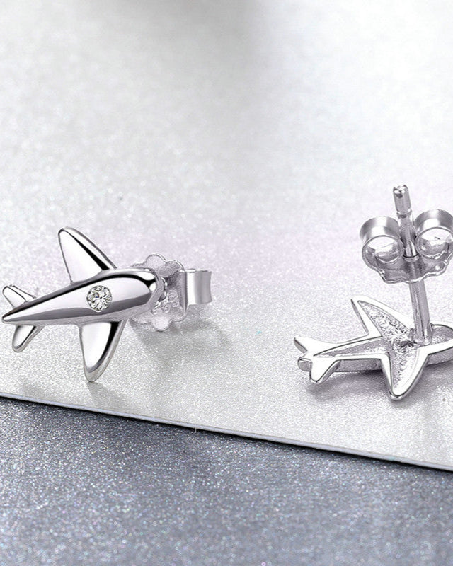 Cercei din Argint Cute Plane