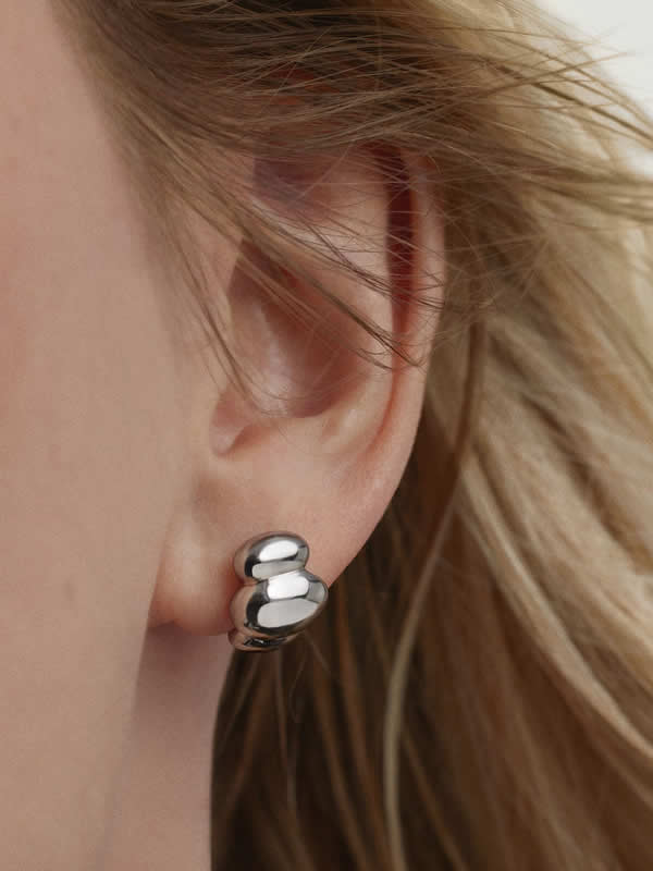 Cercei din Argint Silver Bold Glow