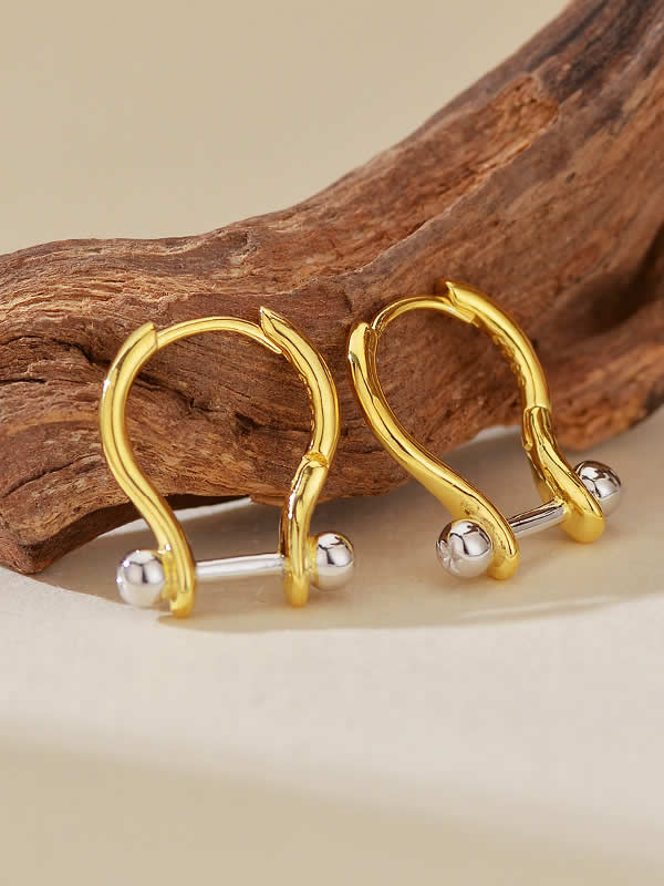 Cercei din Argint Aurora Sculpt