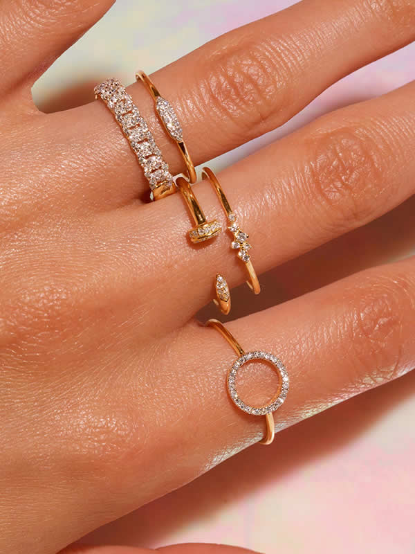 Inel din Argint Silver Pointed Allure