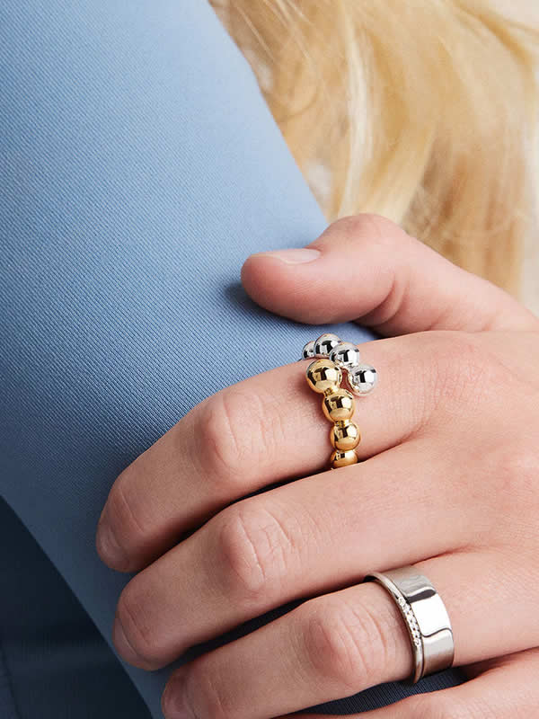 Inel din Argint Sphere Balance