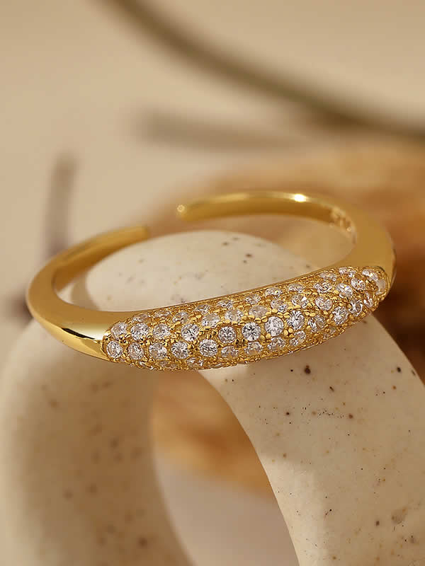 Inel din Argint Gold Whisper Spark