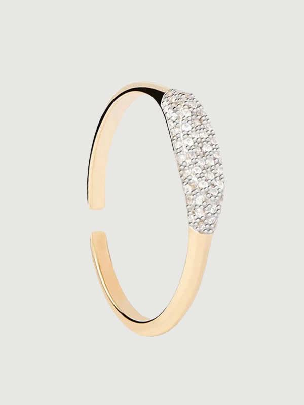 Inel din Argint Gold Whisper Spark