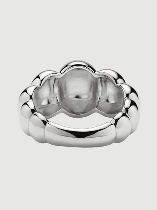 Inel din Argint Silver Sculpted Shine Band