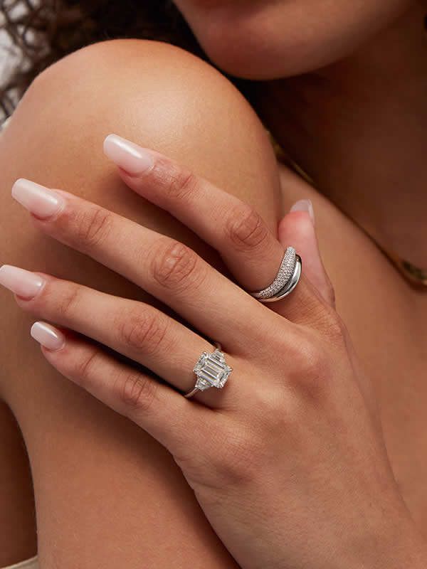 Inel din Argint Silver Sculpted Elegance