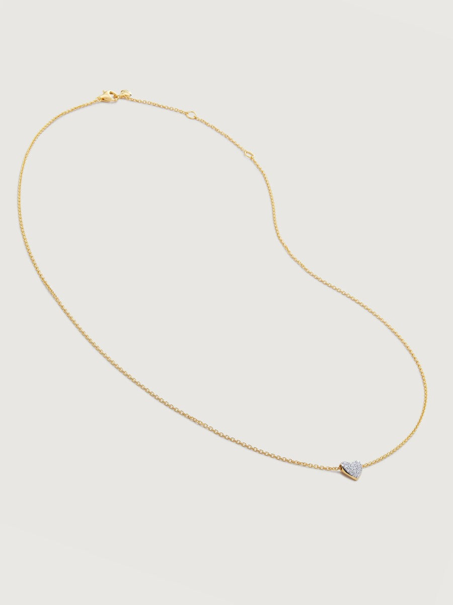 Colier din Argint Gold Petit Cœur