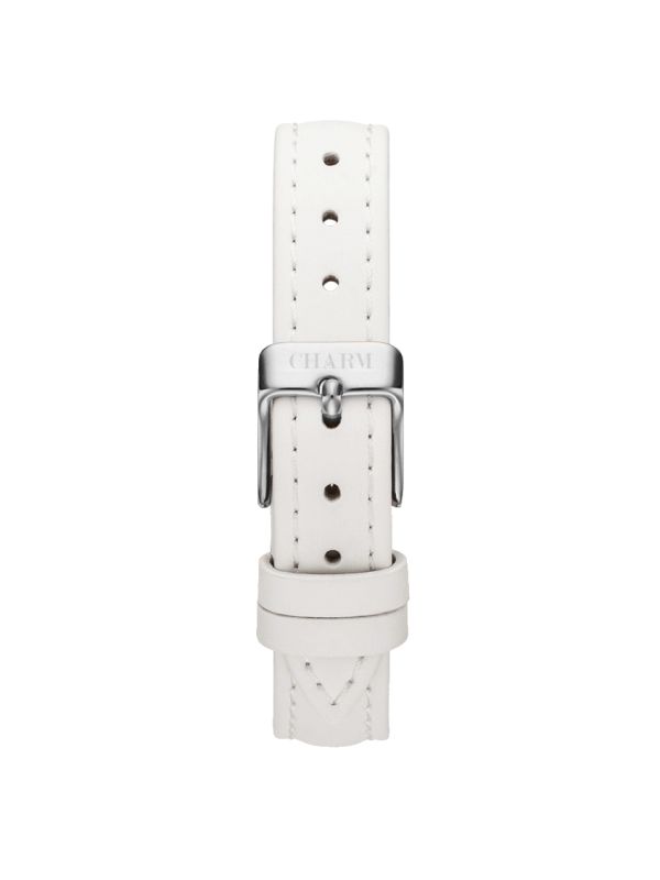 Boulevard - 20mm Natural Leather White