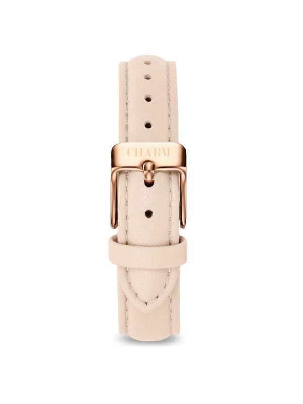 Boulevard - 20mm Natural Leather Nude Rose